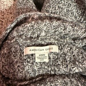 American Eagle gray oversized sweater. Size medium